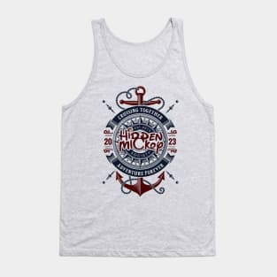 HMS Two-Anchor Nautical 2023 Edition T-Shirt (Navy & Maroon) Front & Back T-Shirt T-Shirt Tank Top